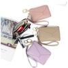 2025 Genuine Leather Zip Coin Purse for Women Apanese & Korean Style Mini Wallet with Keychain Large Capacity 3 Card Slots Ultra Thin & Lightweight
