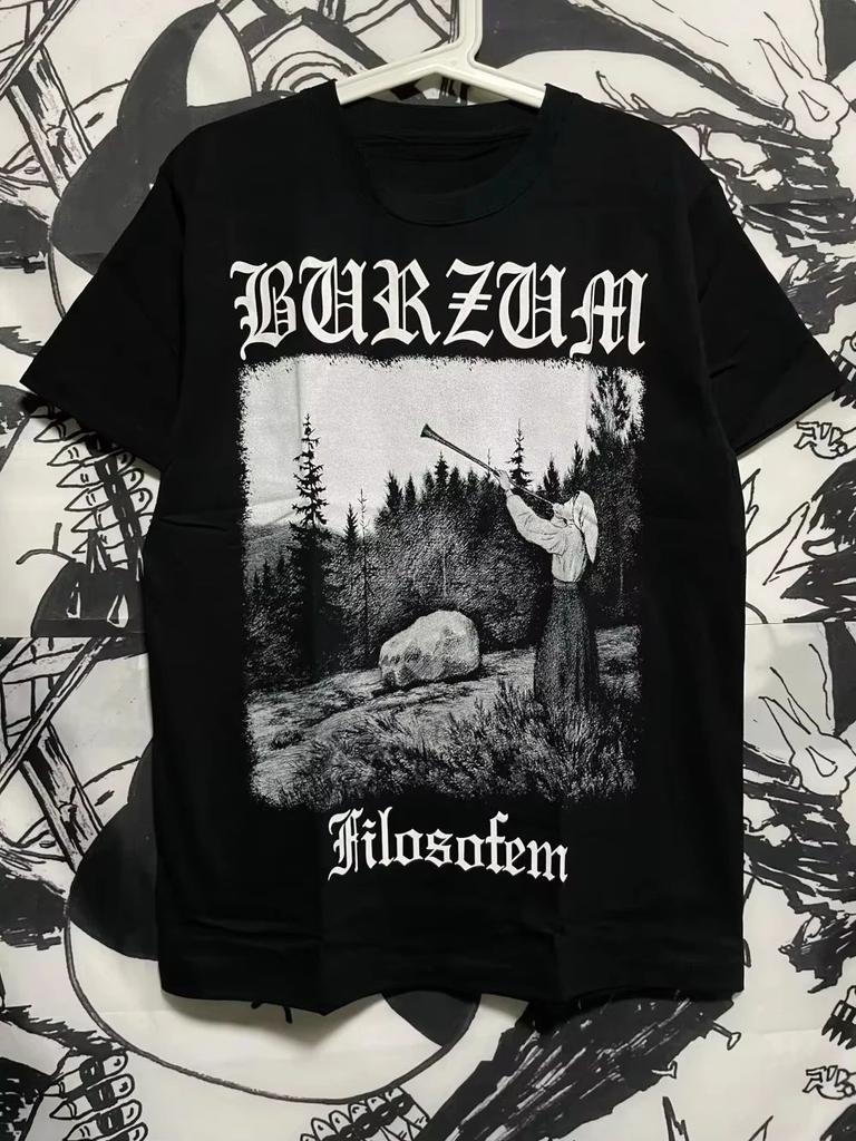 Rock Punk Print Pattern Short Sleeve Retro Sports Street Wear Print T-shirt Casual Loose Cotton Top Unisex