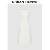 UR2026 Women's Elegant Bowknot Pleated A-line Midi Dress