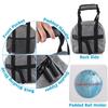Oxford Cloth Bowling Ball Bag Single Ball Tote Bowling Bag with Padded Ball Holder