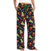 Women's Christmas Pajama Bottoms Funny High Waist Sleep Pants for Holiday