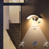 Moon Shape Wall Lamp Light Fixture Flicker Free Modern Led Sconce With Motion Sensor Indoor Sconces Waterproof AC85-265V Outdoor