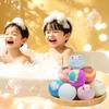 Amusant pour le bain avec le set de 12 bombes de bain pour enfants, bulles géantes naturelles et jouets de l'océan