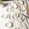 Sauce Ceramic Embossed Cartoon Snack Dish For Dipping