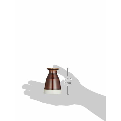 Nishikai Toki Hasami Ware "essence" Soy Sauce Pot (Soy Sauce Dispenser) with Brown Candy Glaze, 75ml