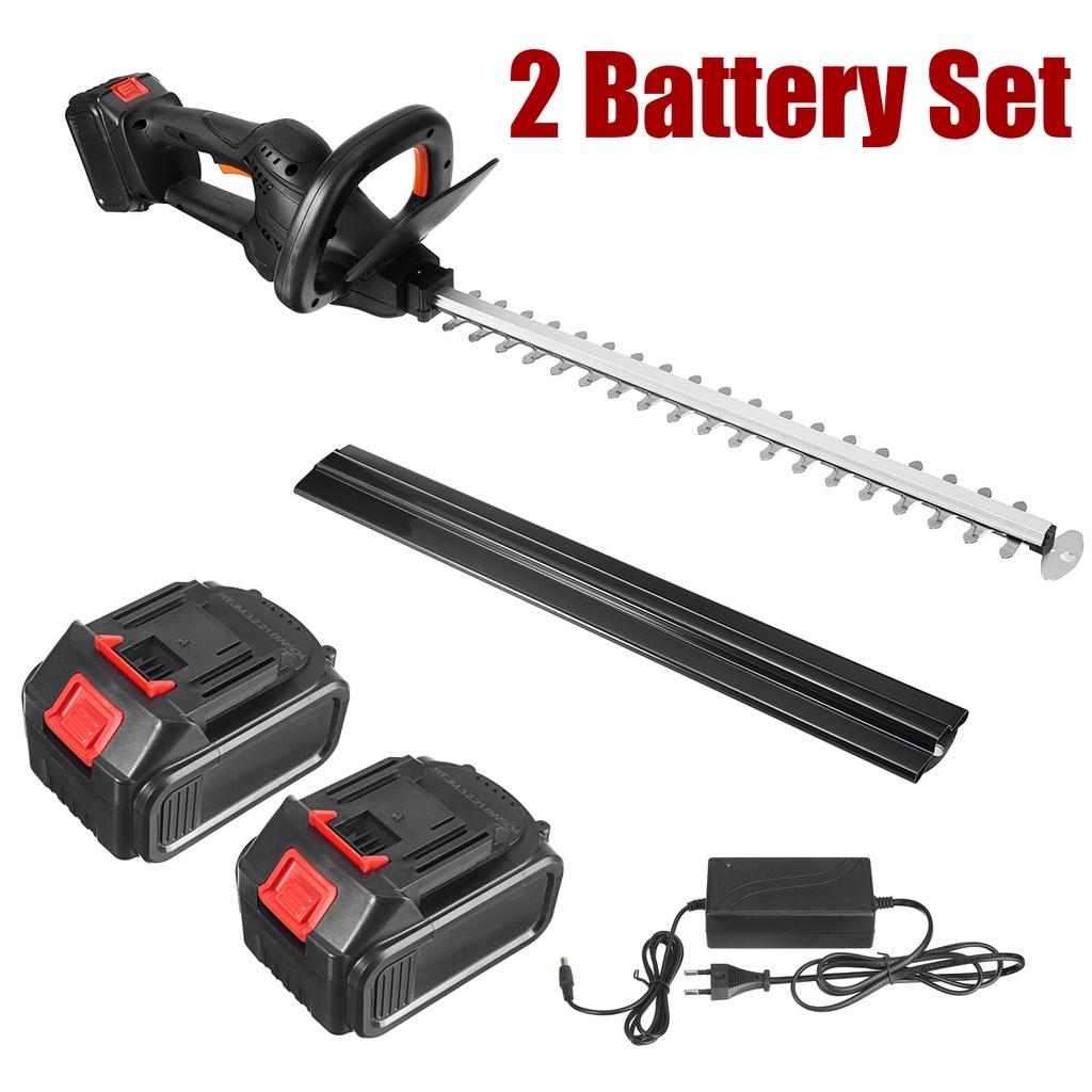 Hedge Trimmer Brushless Cordless Hedge Trimmer Batteries 18V Dual Action Pruning Saw Hedge Cutter Rotating Handle Tools