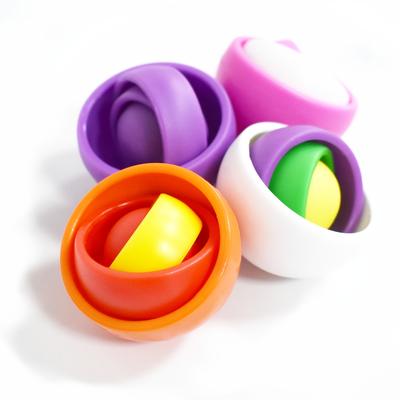 Colorful Sensory Gyroscope Finger Spinner, Anxiety Relief Fidget Toy, Stress Reducing Desk Spinning Top for Adults Kids