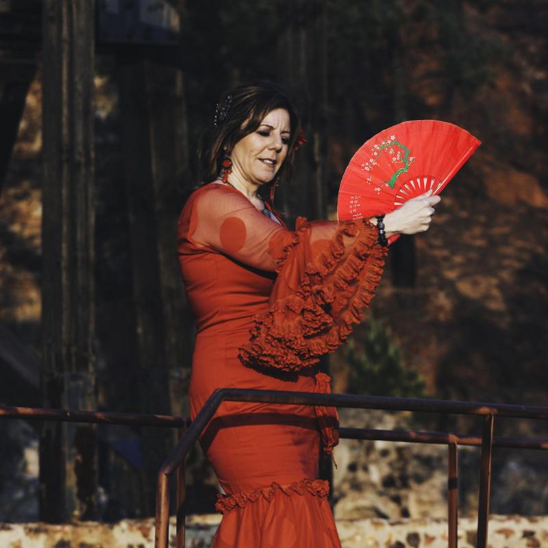 Chinese Bamboo Folding Hand Held Fan  Dance Party Pocket Gifts Elegant And Durable for Wedding Portable Hand Fans Decoration