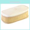 Stylish Macaron Color Canvas Expandable Large Capacity Pencil Case With Dual Zippers