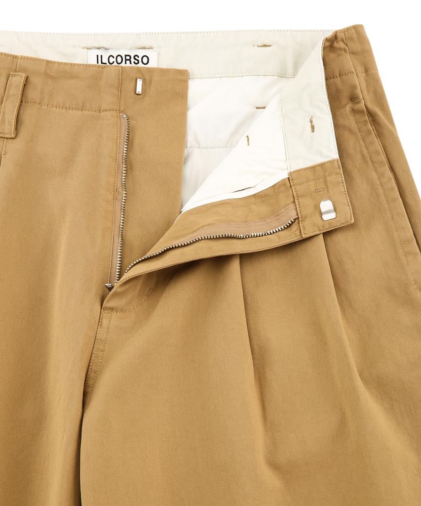 IL CORSO Nouki Double-Pleat Chino Pants Beige Iepa5F007I2