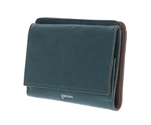 

Кошелек двойного сложения Fresco Green [Genten] зелёный