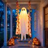 Grande Foglia d'Acero Fantasma Altalena Luce Carino Spettrale Fantasma Ornamento Esterno