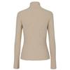 PLAYBOO Fleece Ribbed Half Zip Top Ivory