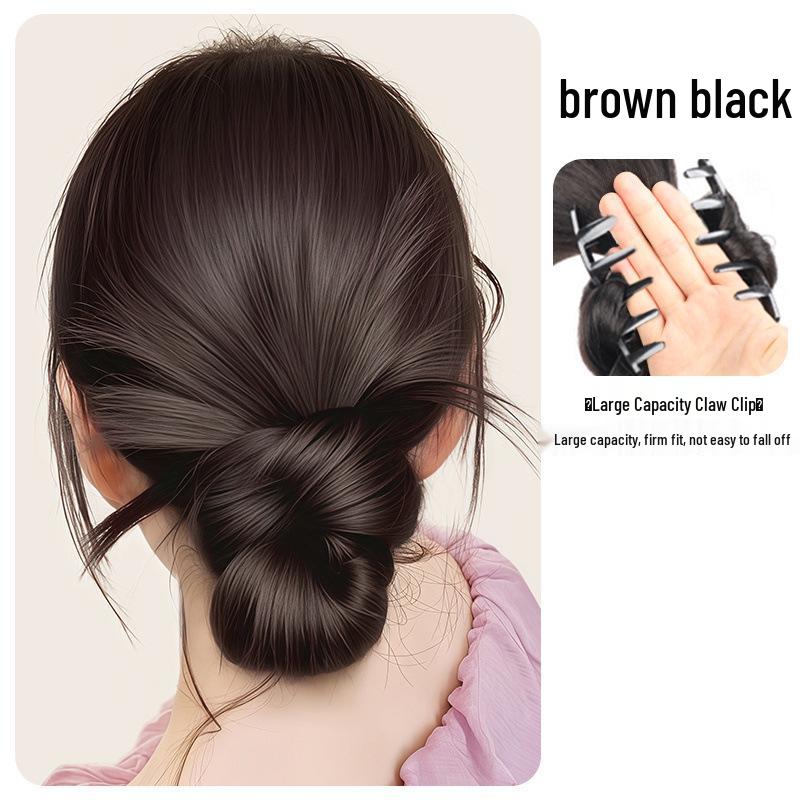 Fluffy Flower Bud Hair Tie & Clip for Easy Bun Styling