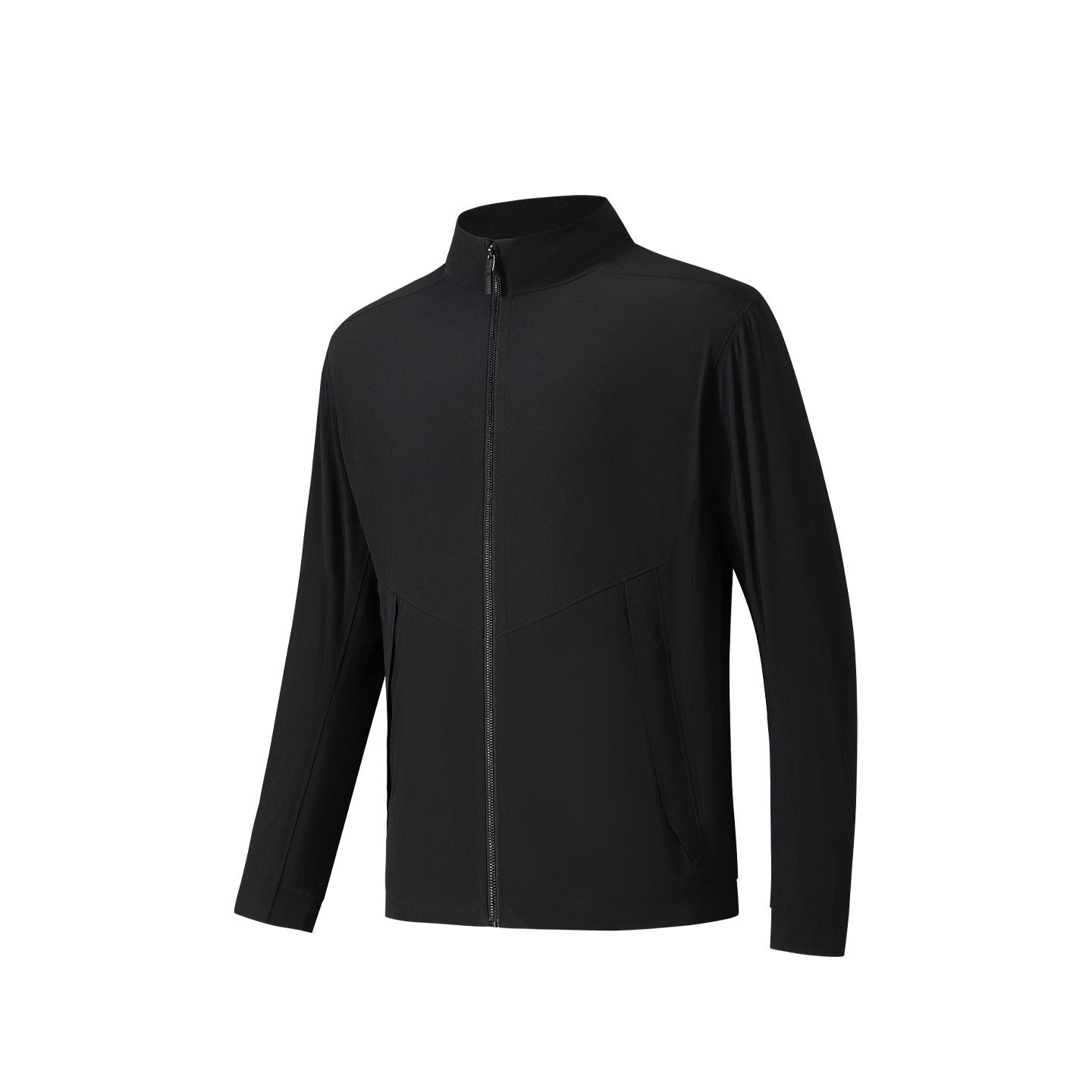 Anta Champion Mens Woven Jacket Summer 2026 Thin Outerwear Men jackets Basic-Black 152620621-4 M