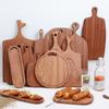 Ebony Wood Cutting Board for Kids Baby Food Small Chopping Board Fruit Bread Pizza Baking