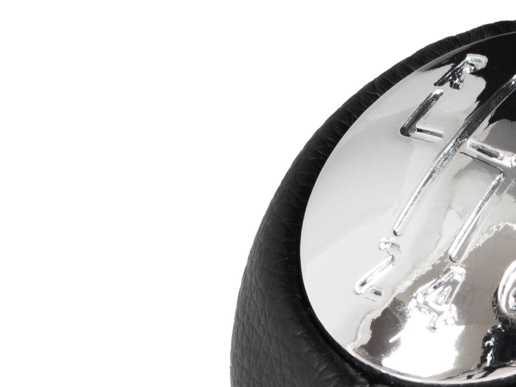Renault Megane III 2008- 6-SPEED BLACK + CHROME Gear Shift Knob