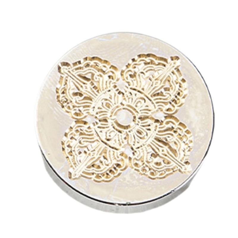 Flower Wax Seal Stamp Brass Head Bees Sealing Wax Stamp for Invitation Greeting Card Envelope Scrapbooking Decorations