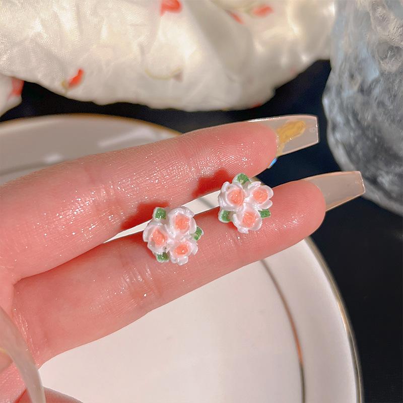 Cercei Ciucuri Floare Golă Acul de Argint Modă Personalitate Vânt Rece Cercei Lungi Temperament Cercei Avansați