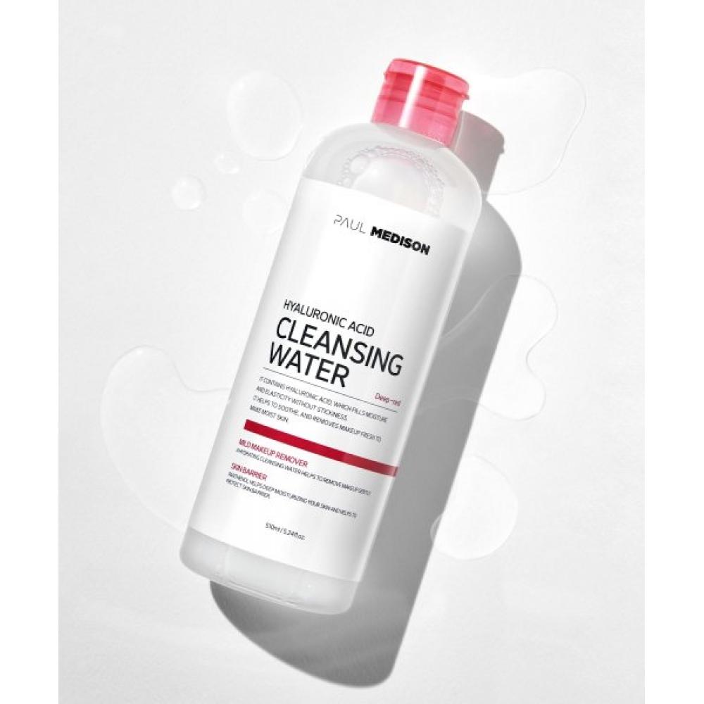 Paulmedison Deep Red Hyaluronic Acid Cleansing Water 510ml 1 x Hyaluronic Acid Cleansing Water