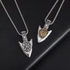 Vintage Nordic Celtic Thor Hammer Necklace Men\\\'s Amulet Silver Color Pendant  Jewelry Punk Necklace