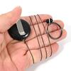Retractable Pull Badge Reel Lanyard Holder Reels Recoil Belt Key Ring Chain Clip