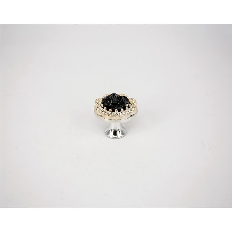 [Opening Door] Double-Piece Table Handle Factory Direct Supply Handle European Coffee Cupboard Drawer Small Single-Hole Plastic Handle