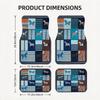 Horse Art Pattern Black Car Floor Mats Full Coverage All-Season Car Mats, XPE Non-Slip And Wear-Resistant Mats Suitable for SUV Interiors, Textured Ca