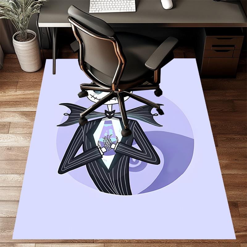 1pc Jack Christmas7 Design Printed Area Rug Carpet for Bedroom Living Room Home Decor Rugs Mat Non Slip Mat Rug for Bedside