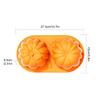 Halloween Pumpkin Silicone Cake Mold Candy Making Mould 2-Cavity Easy Demoulngding Chocolate Mould For Harvest Thanksgiving
