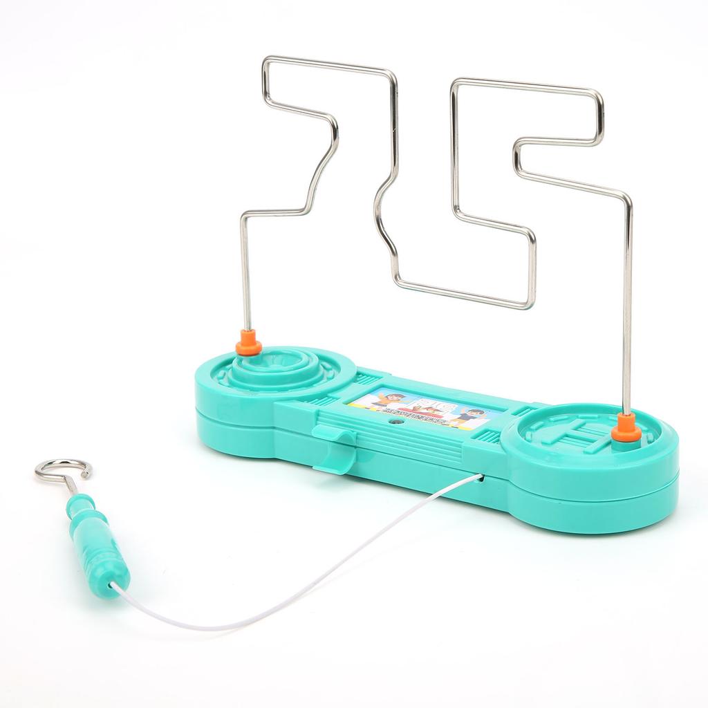 Electric Shock Toy Children Educational Electric Touch Maze Game Science Experiment Toy GiftGreen