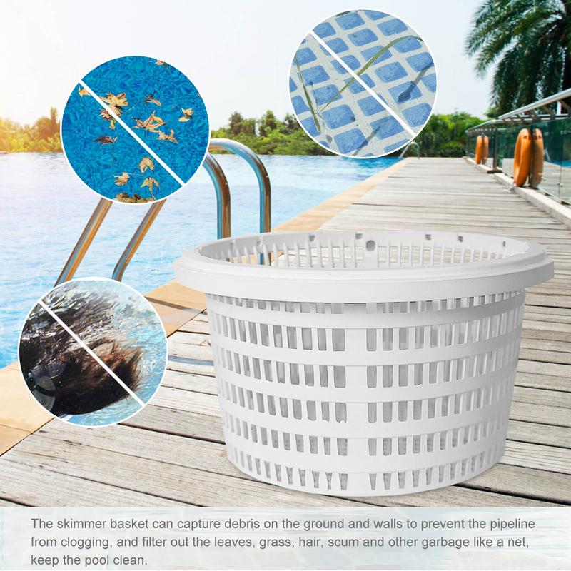 Pool Strainer Basket Filter Swimming Pool Leaf Skimmer Basket Portable Swimming Pool Replacement Baskets Pool Skimmer Socks