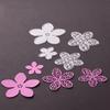 4Pcs Carbon Steel Flowers DIY Cutting Die Scrapbook Card Handcraft Stencil