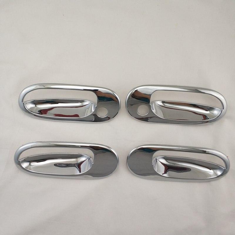 Yifei Chrome Car Accessories Handle Bowl Cover Trim Paste Style For SUNNY SENTRA180 2002 2003 2004 2005