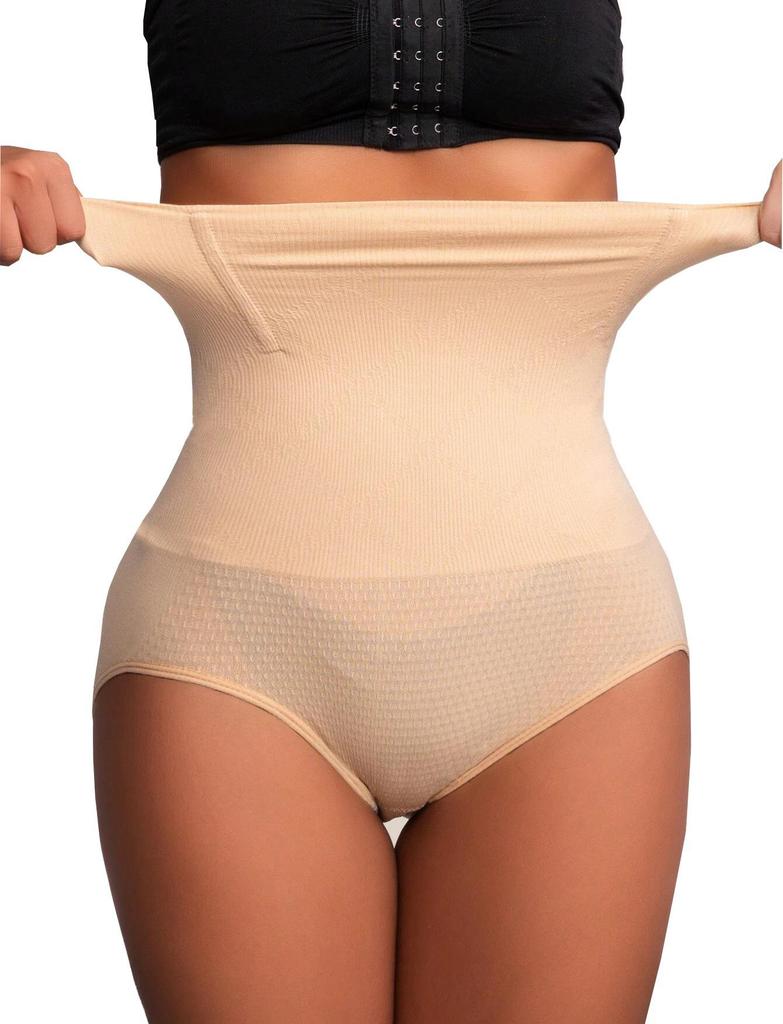 High-Waisted Tummy Control Seamless Body Shaping Underwear for Women