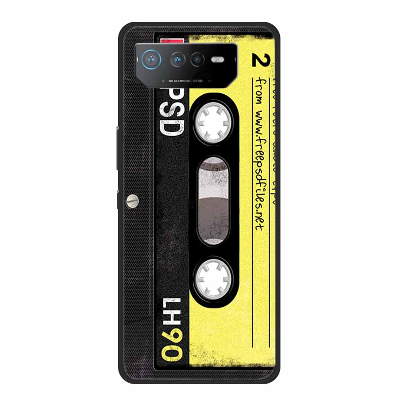 Für Asus ROG Phone 6 Pro Hülle Phone6 Pro Coque Schwarzes TPU Silikon Weiche Rückabdeckung Hülle Für Asus ROG Phone 6D Ultimate Handyhülle