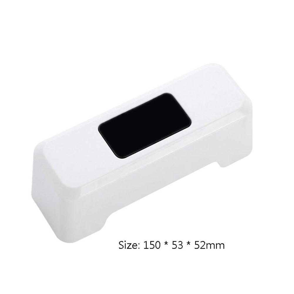 Automatic Sensor Toilet Flusher Keep Clean Touchless Toilet Flush Button Splash-Poof Cordless for Restaurant Hotel