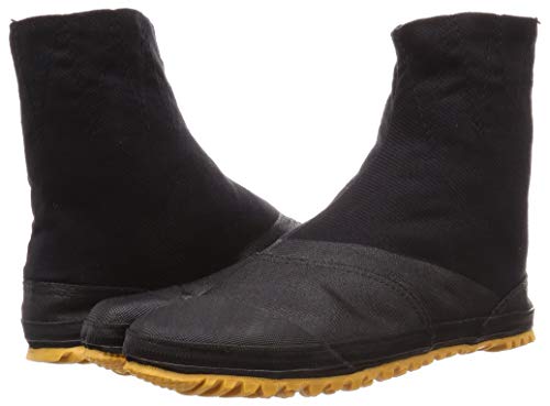 Co-cos Nobuoka Work Tabi, Practical Underground Tabi, 5-Sheet Tabi, Waterproof, Rikio, Black, 24 Cm