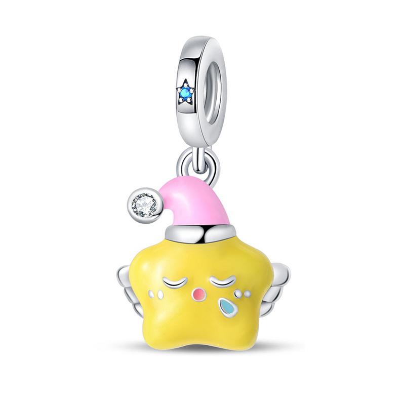 925 Silver Butterfly Flower Charms DIY Beads For Women Jewelry Making Fit Bracelet Necklace