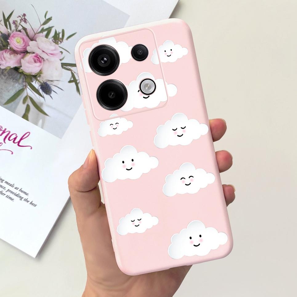 For Xiaomi Poco X6 Pro 5G Poco M6 Pro 4G Phone Case Luxury Candy Silicone Cute Animals Soft Back Cover For PocoX6 PocoM6 5G Capa