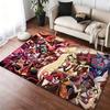 Popular Anime H-Hotel H-Hazbin Alastor Absorbent Non-Slip Floor Mat Flannel Rug Bedroom Living Room Door Mat Home Decor