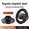 Ice Armor MagSafe Magnetic Phone Holder - Universal 17mm Ball Head for Car & Desktop.
