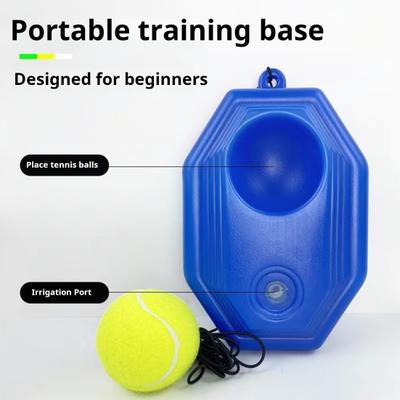 Tennis Trainer with String Ball Portable Tennis Solo Training Rebounder with Weighted Base Kids Adults Beginner Backyard Self Tennis Practice Tools
