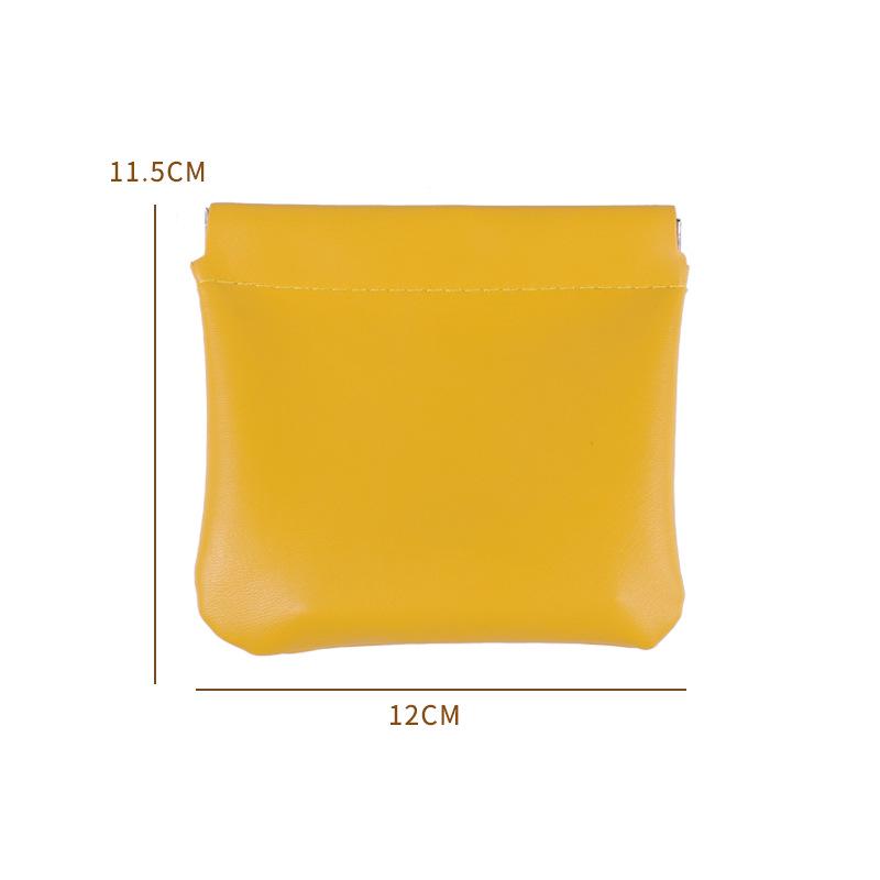 Automatic Cosmetic Storage Pouch with Spring Clip for Cables, Earphones, and Lipstick