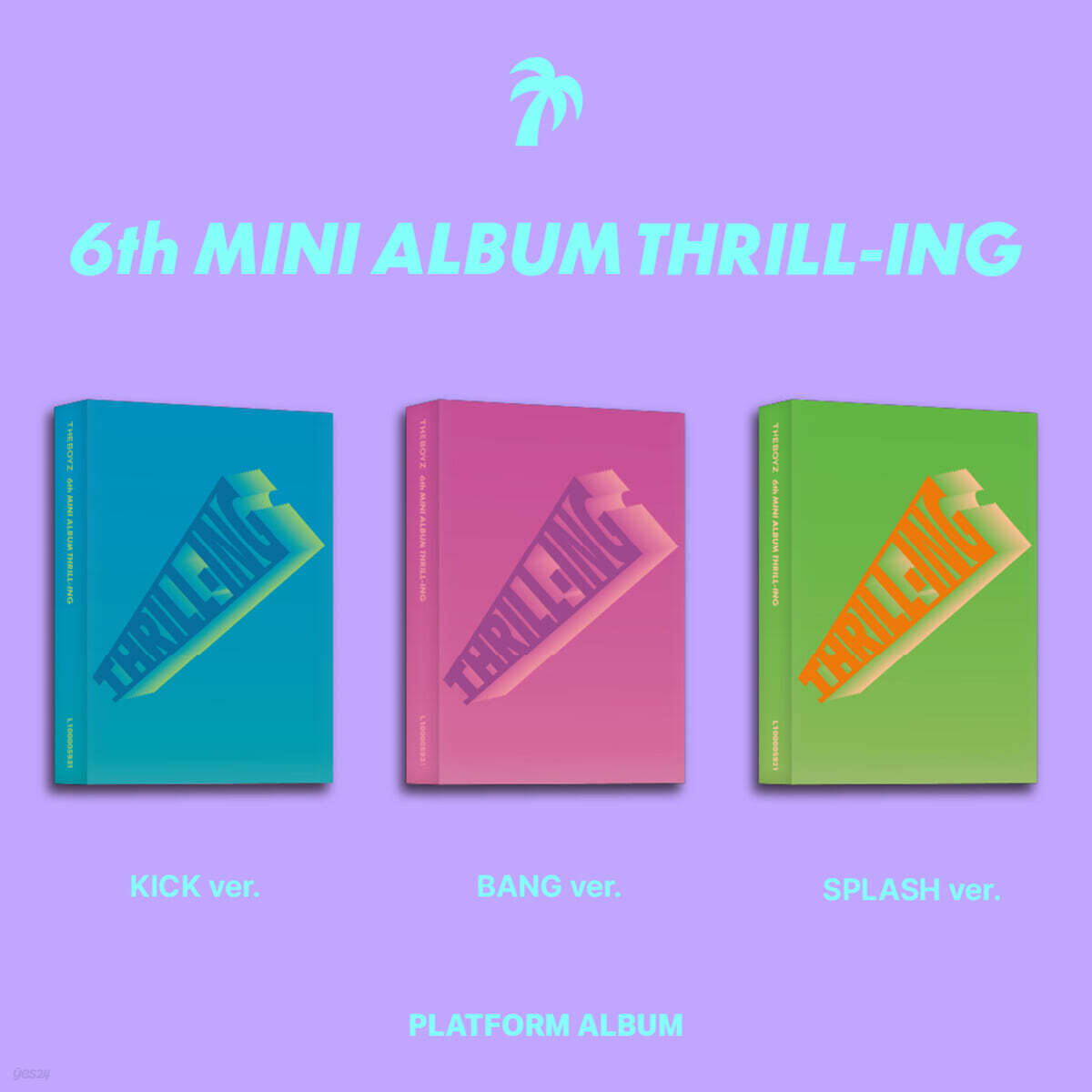 

THE BOYZ - 6th Mini Album: THRILL-ING [Platform Ver.] [1 out of 3 randomly sent]