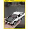 1/43 Initial D AE86 Zonda DIY Detachable Assembly Alloy Diecasts & Toy Vehicles Car Model Miniature Scale Model Car for Children