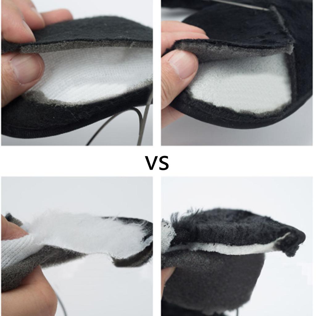 Winter Ear Warmers Behind-the-Head Adjustable Earmuffs Ear Warm Protector Thicken Plush Earmuff Ear Cover