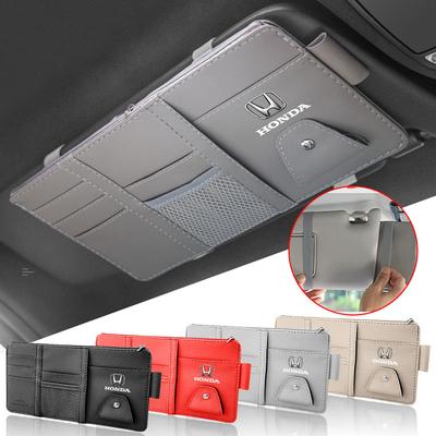 Bodový multifunkční úložný vak na sluneční clonu do auta Příslušenství do auta pro Mugen Power TypeR Jazz City Civic Inspire Accord HRV CRV Odyssey Jade