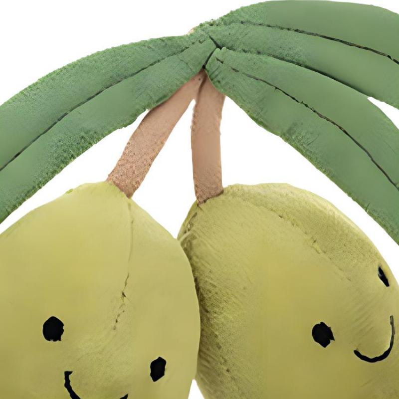 JELLYCAT Gourmet Collection Fruit Olive Companion Doll Plush Doll 11cm Tall