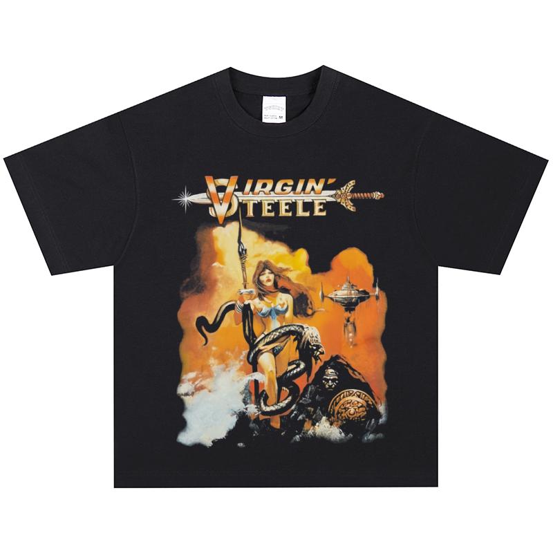 Virgin Steele T-Shirt, Soft Fabric Casual Daily Wear XXL
